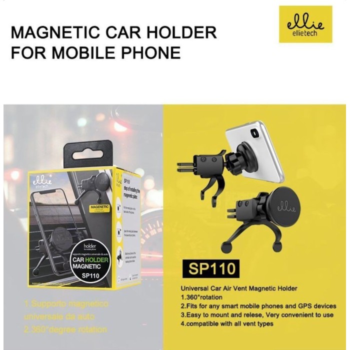 Suporte Magnético Universal para Carro SP110 ELLIE