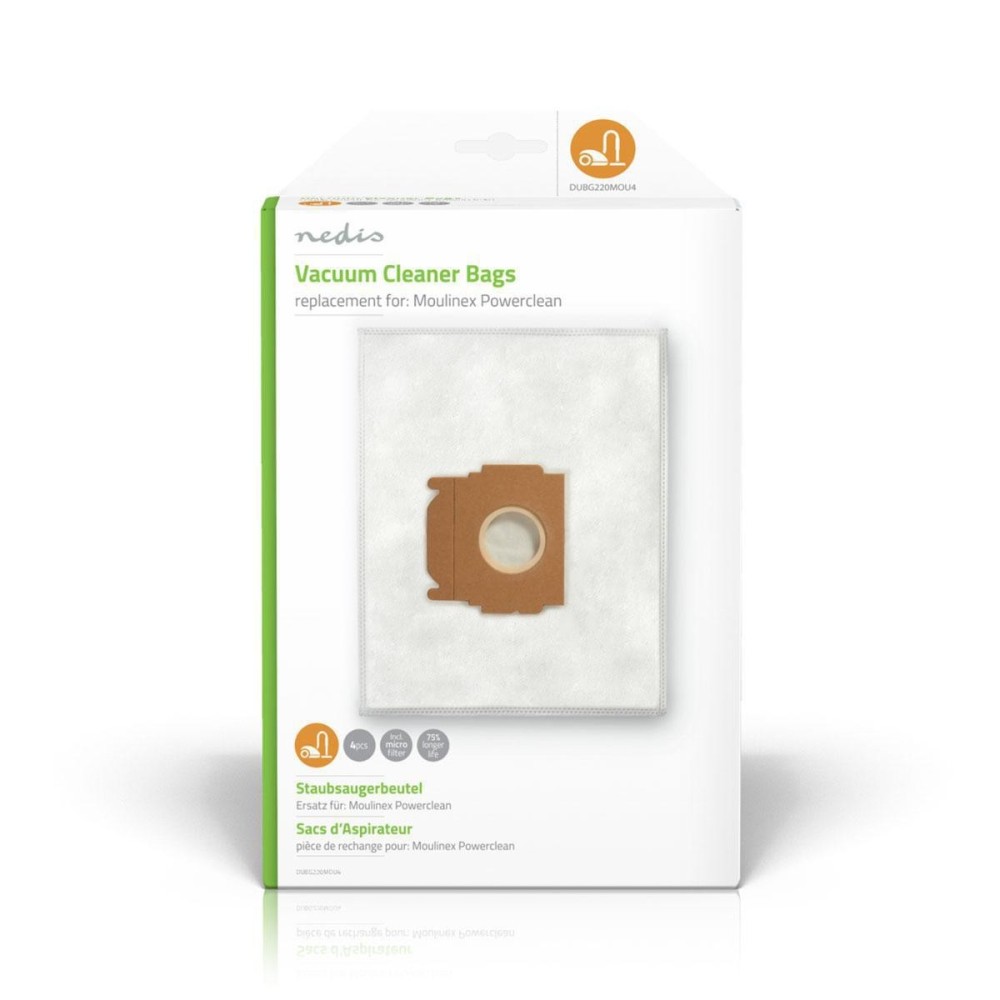 Sacos de Aspirador Moulinex Powerclean NEDIS