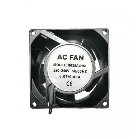 Ventilador Axial 2 Fios 92x92x38MM 230V