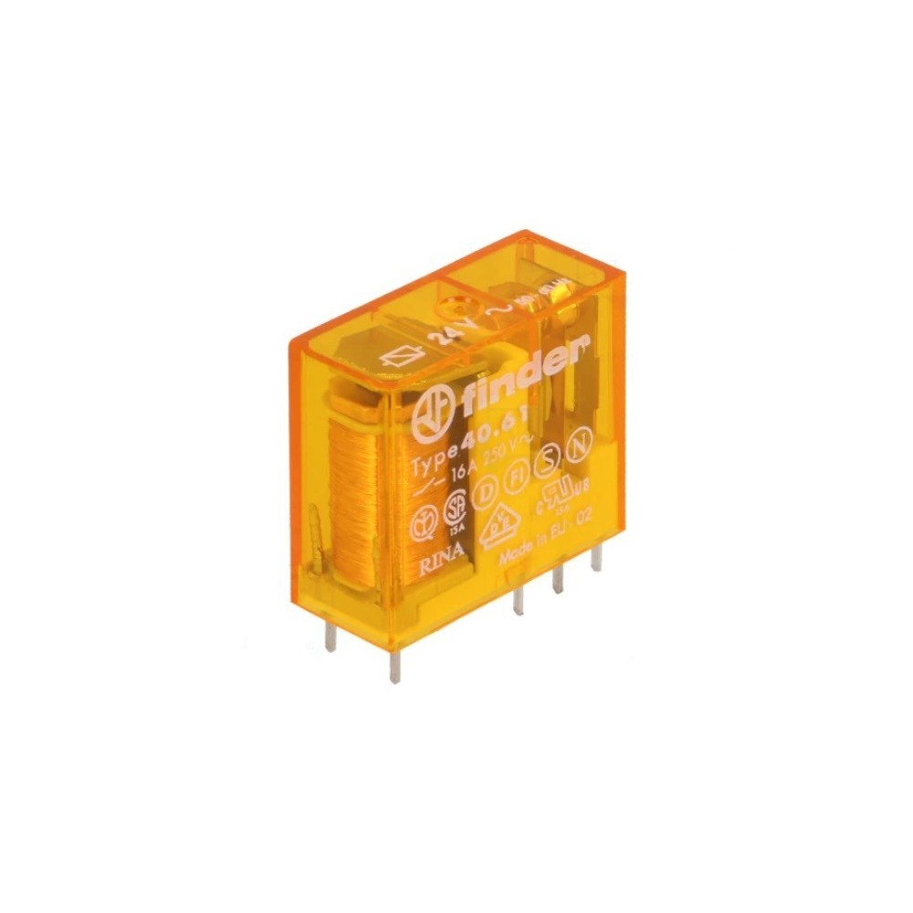 Relé Eletromagnético 24VAC 16A 250VAC 40.61 FINDER