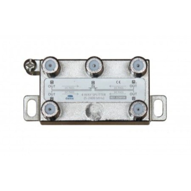 Repartidor de Sinal 4 Saídas 5-2400MHz Ligação Frontal DAXIS