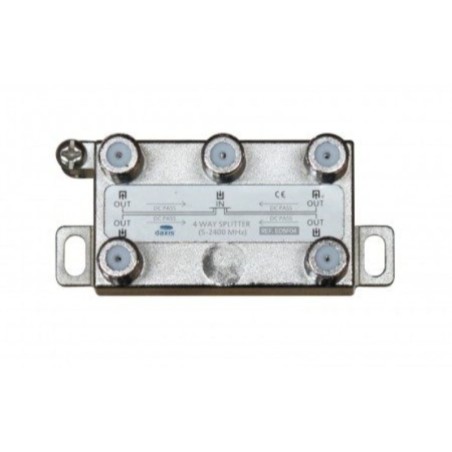 Repartidor de Sinal 4 Saídas 5-2400MHz Ligação Frontal DAXIS