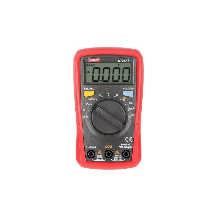 Multímetro Digital UT-33A+ UNI-T
