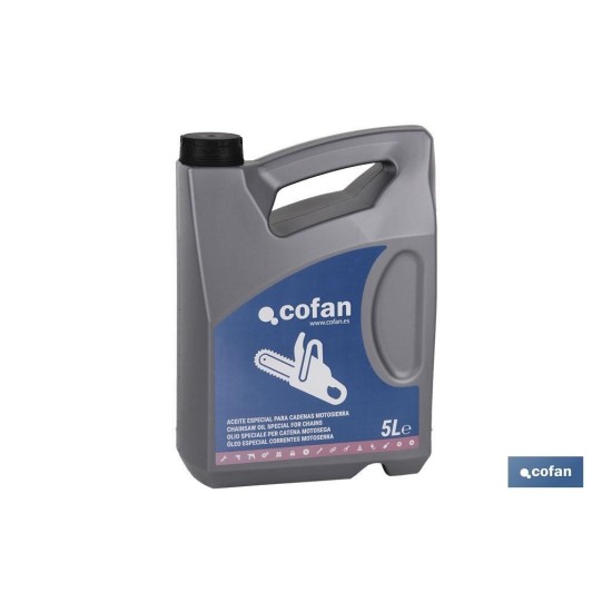 Óleo Especial para Correntes de Motoserra 5L Cofan