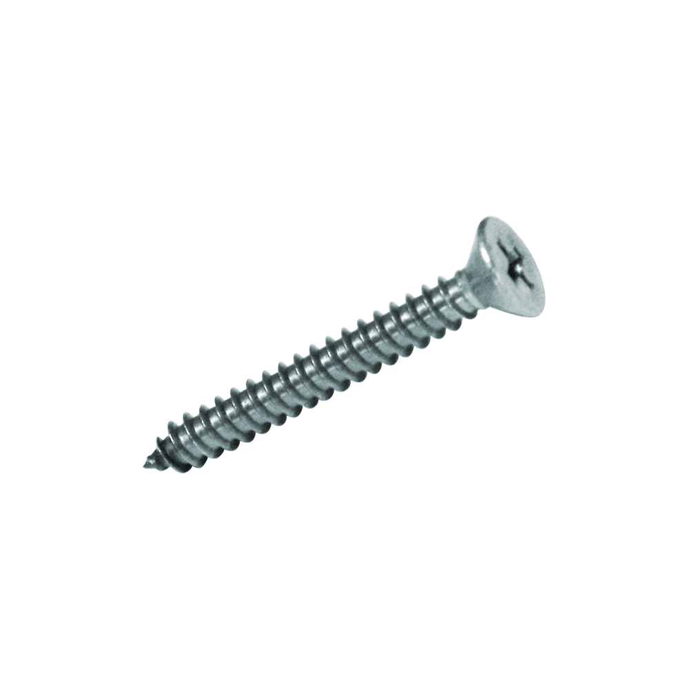 Parafuso Auto Roscante Cabeça de Embeber Phillips DIN7982 Inox A2