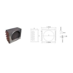 Condensador Simples 150x300x278MM Galvanizado