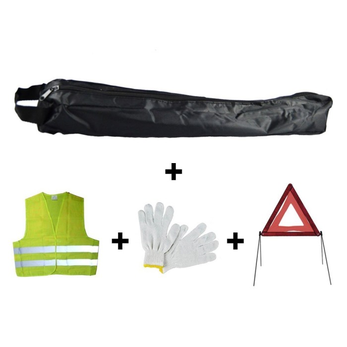 Kit de Emergência e Sinalização com Saco Preto JBM