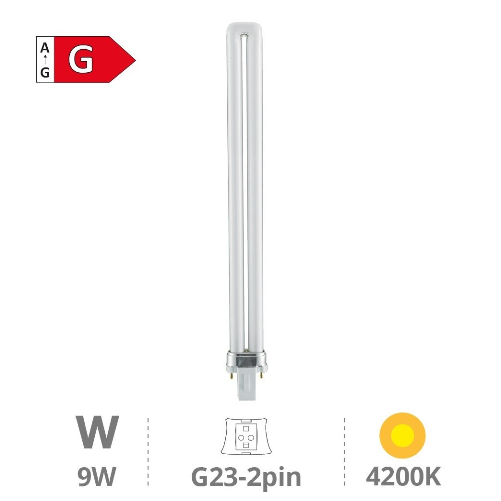 Lâmpada Fluorescente G23 PLS 2 Pinos 4200K GARSACO