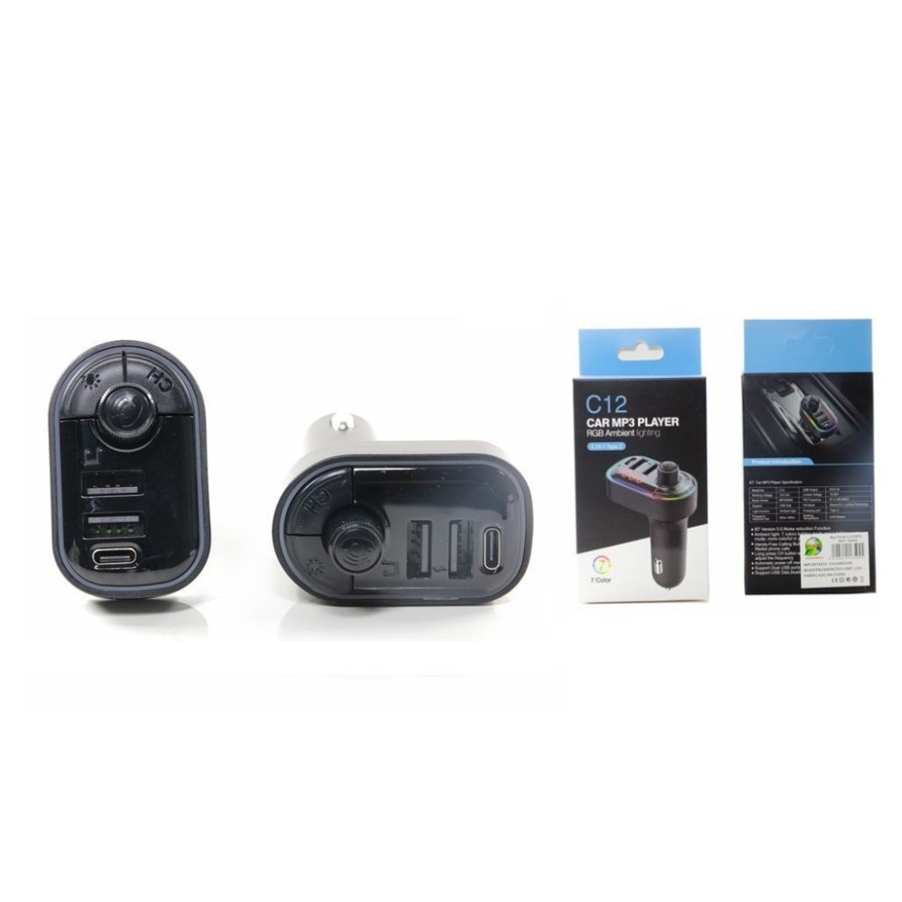 Leitor MP3 para Carro C12 Wireless