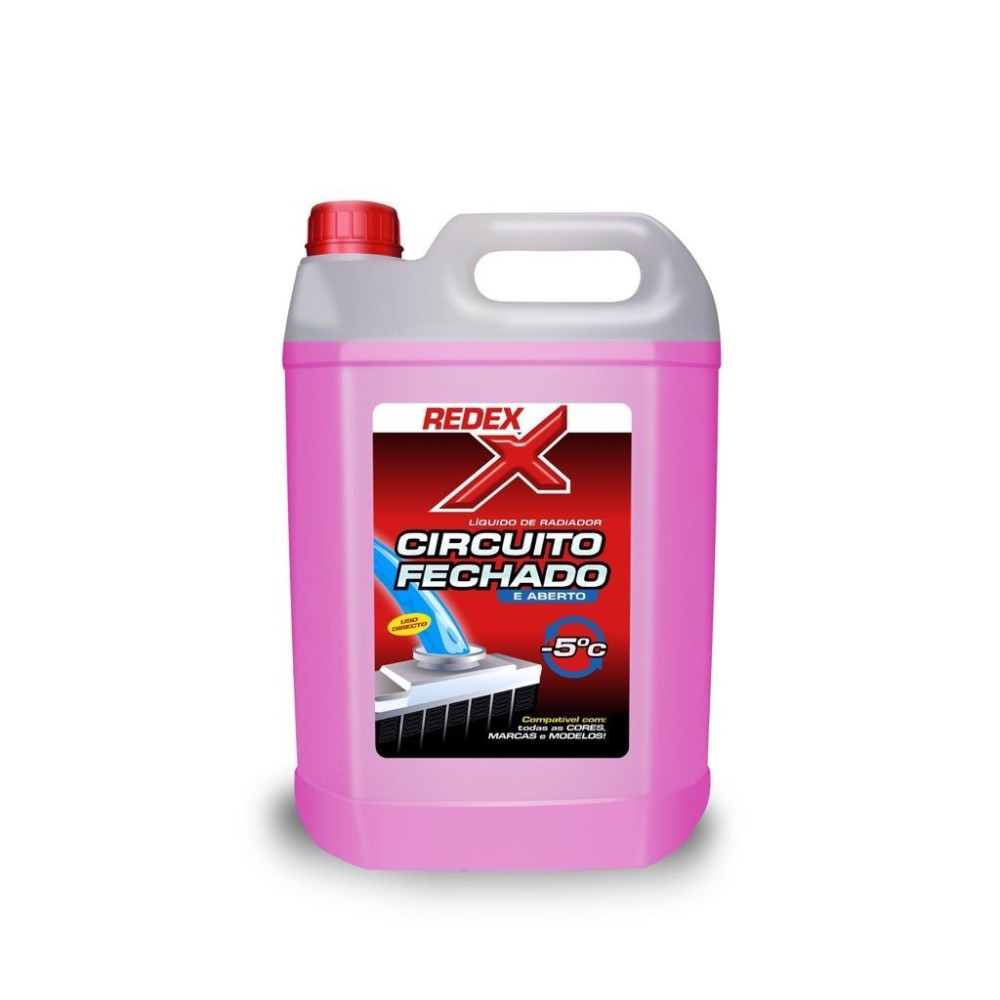 Líquido de Radiador Circuito Fechado Rosa 5L REDEX