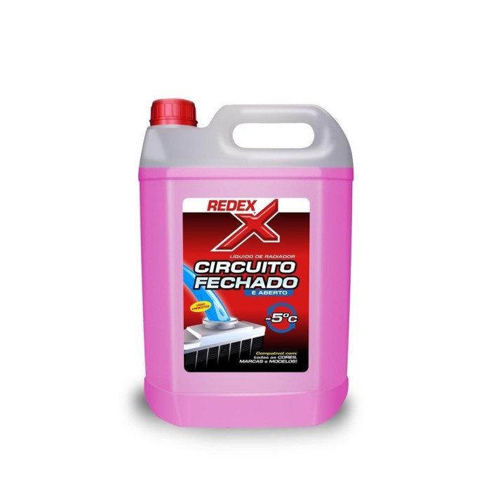 Líquido de Radiador Circuito Fechado Rosa 5L REDEX