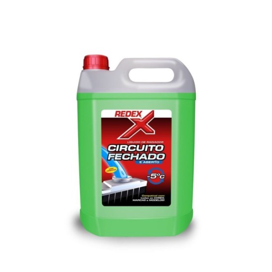 Líquido de Radiador Circuito Fechado Verde 5L REDEX