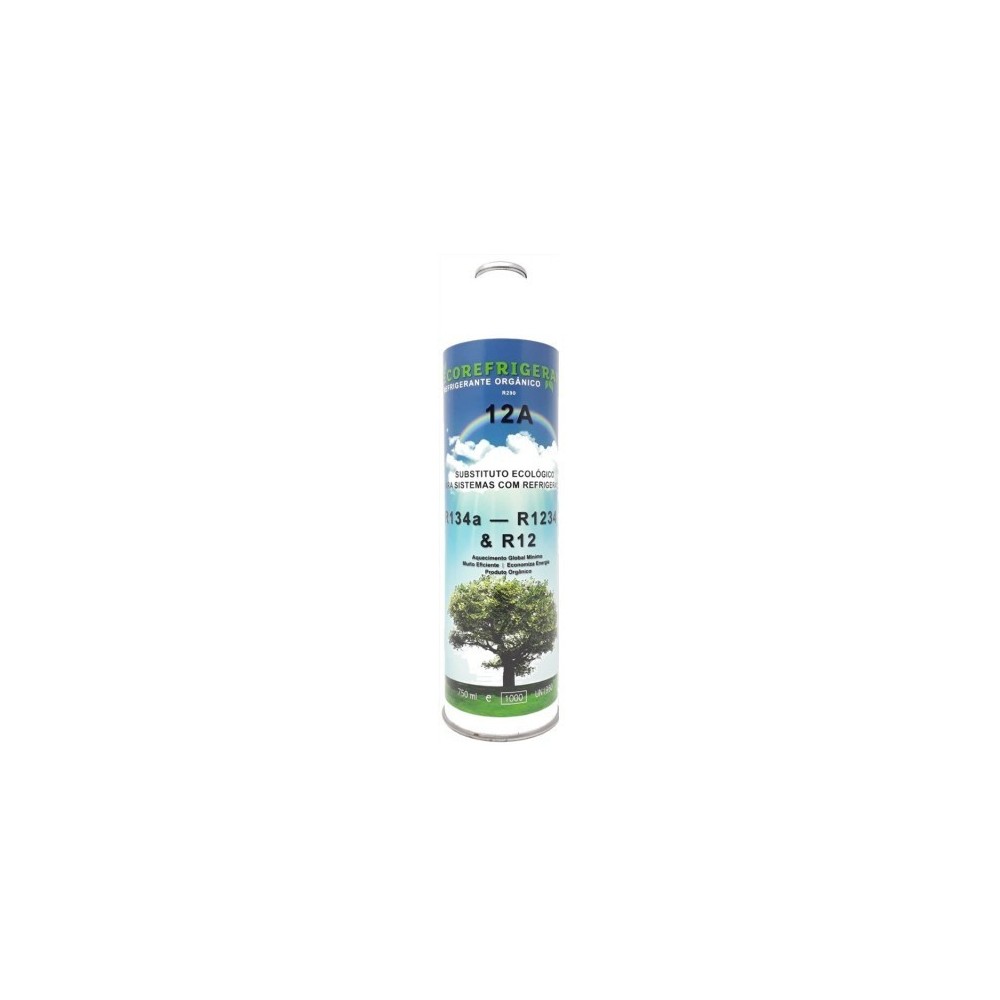 Gás Refrigerante 100% Orgânico R134a e R12 435GR ECOREFRIGERANT