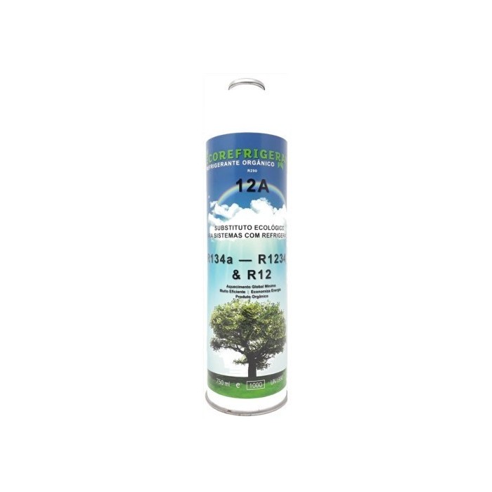 Gás Refrigerante 100% Orgânico R134a e R12 435GR ECOREFRIGERANT