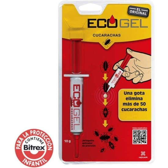 Gel Inseticida para Baratas Seringa 10GR ECOGEL