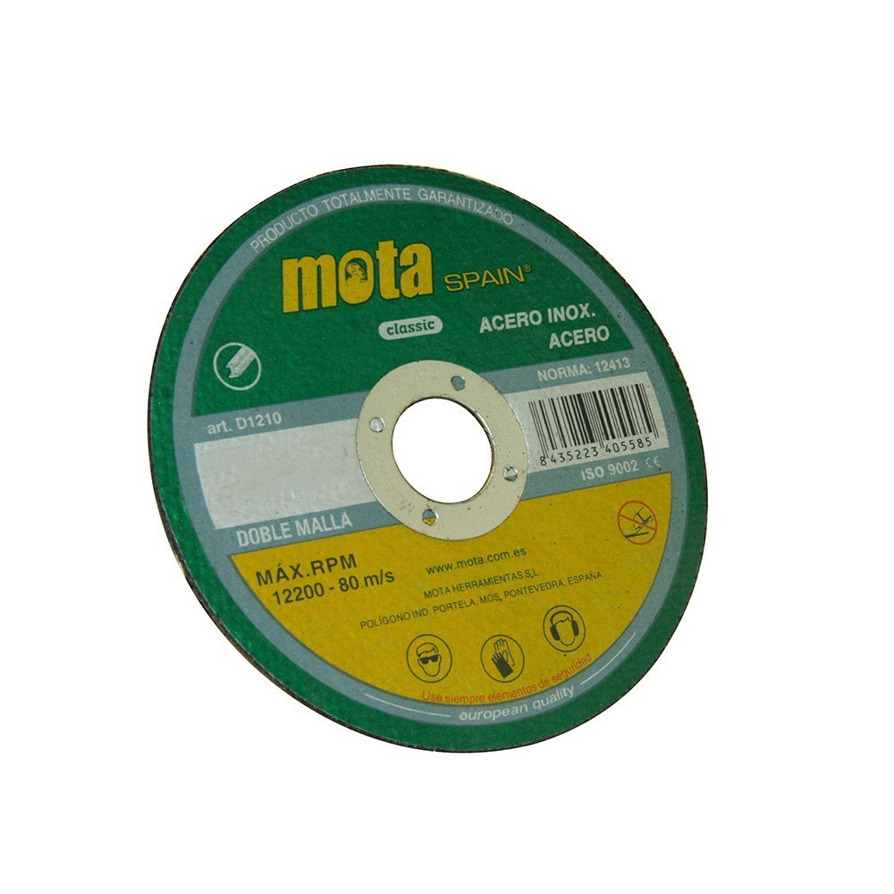 Disco de Corte de Aço Inox 115X1.6X22.23MM MOTA