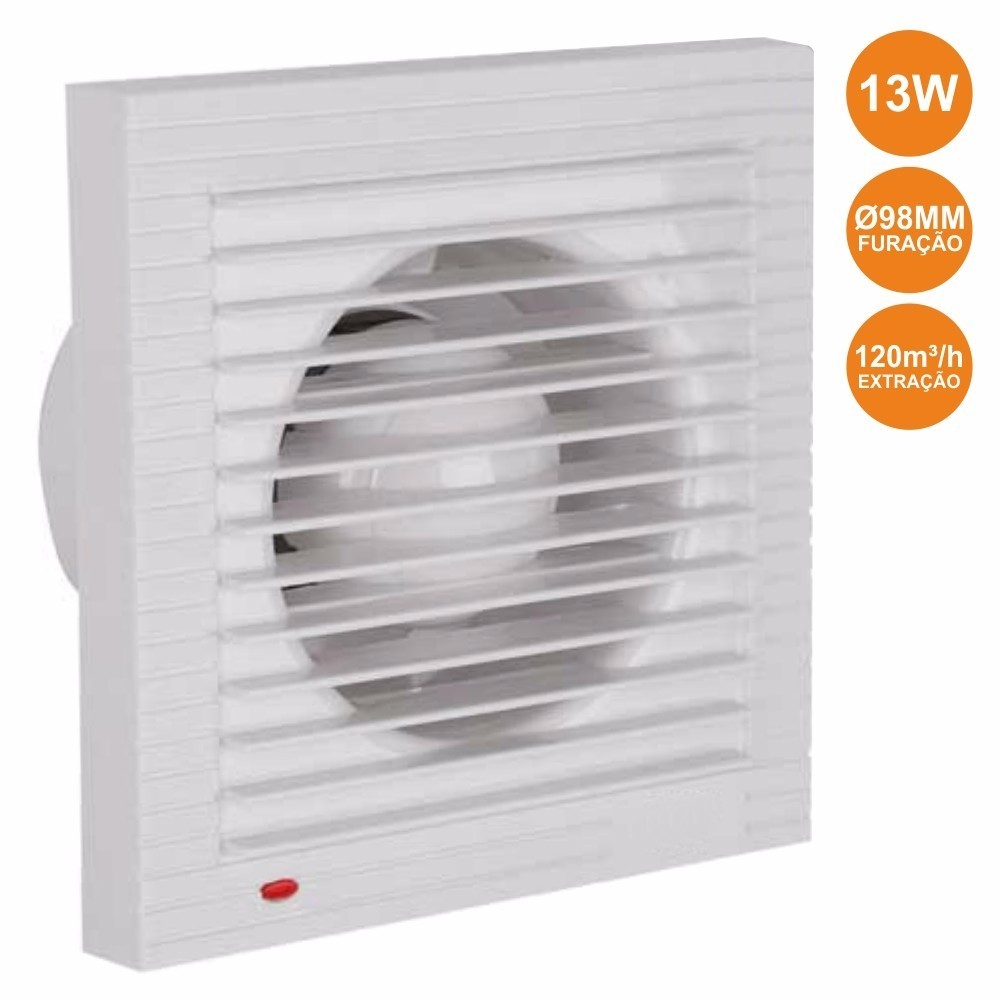 Extrator de Ar 150x150MM 13W EDM