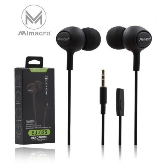 Auriculares com Microfone EJ-025 MIMACRO