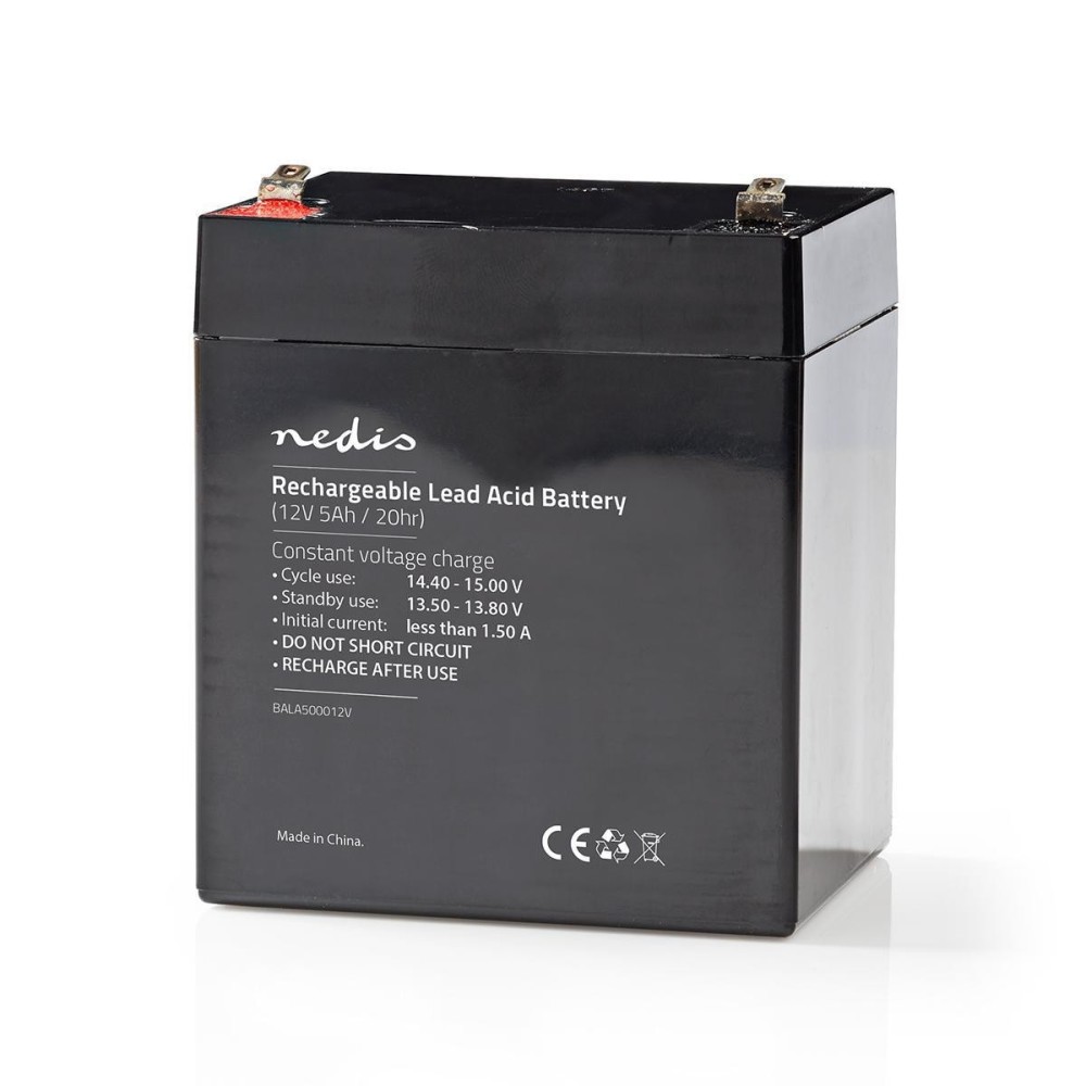 Bateria Recarregável de Chumbo Ácido 12V 5000mAh NEDIS