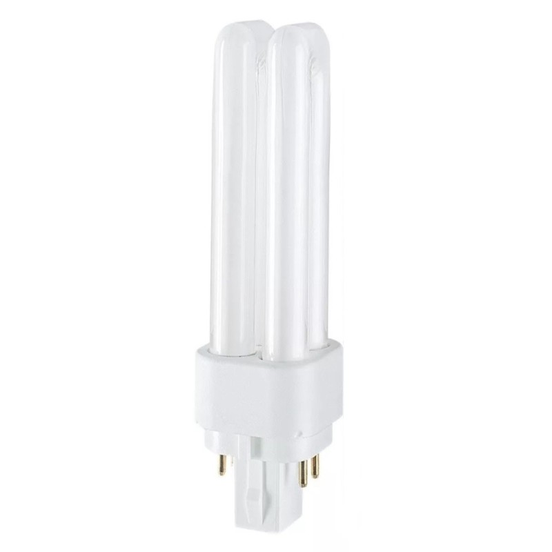 Lâmpada Fluorescente G24q-2 4000K 18W/840 4 Pinos Dulux D/E OSRAM