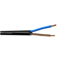 Cabo Elétrico Flexível FVV 2Gx1MM² Preto HO5VV-F 100M