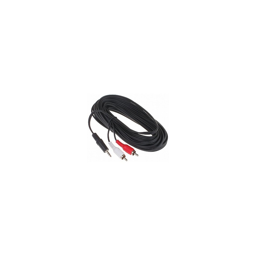Cabo 2xRCA Macho - Jack 3.5MM 10M