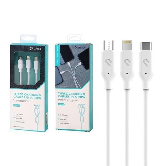 Cabo USB 3 em 1 CB1110 UNICO