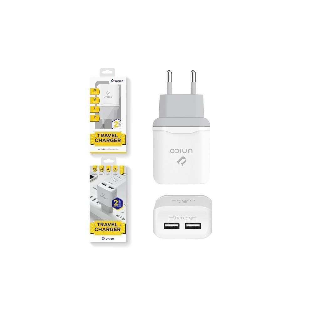 Carregador USB Duplo HC1070 UNICO