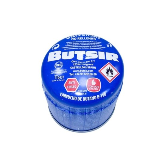 Cartucho de Gás Butano B-190 BUTSIR