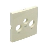 Centro para Tomada R-TV-SAT Marfim 90775 TMF EFAPEL