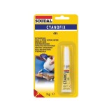 Cola Instantânea CyanoFix Gel 3GR  SOUDAL
