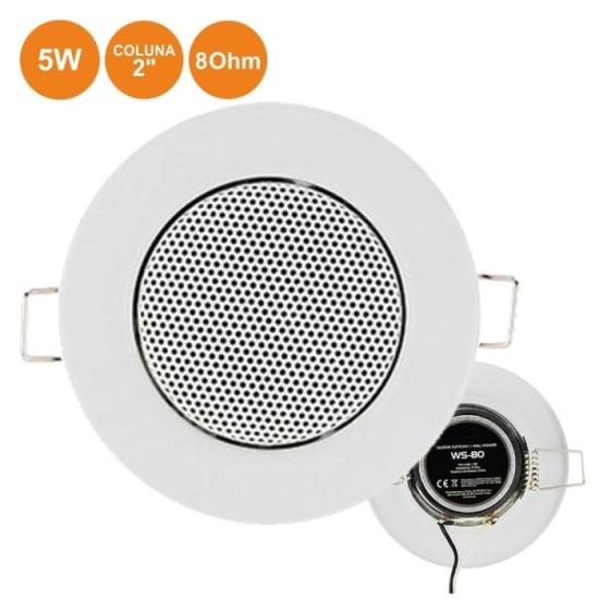 Coluna de Teto 8OHM 2" 50mm 5W BLOW