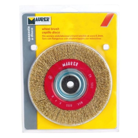 Escova Circular de Latão 100x17MM MAURER