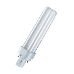 Lâmpada Fluorescente G24d-2 4000K 18W/840 2 Pinos Dulux D OSRAM