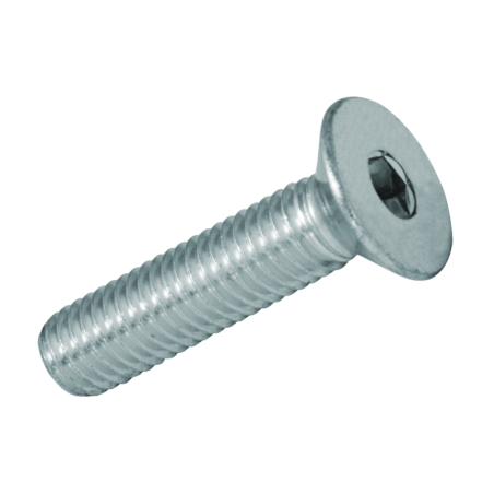 Parafuso Cabeça de Embeber Sextavado Interior DIN7991 ISO10642 Inox A2