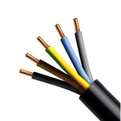 Cabo Elétrico Rígido XV/RV 5Gx2.5MM² Preto ao Metro