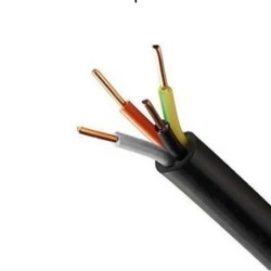 Cabo Elétrico Rígido XV/RV 4Gx2.5MM² Preto ao Metro