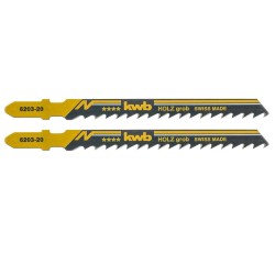 Conjunto de 2 Lâminas de Tico Tico HCS Madeira 77MM KWB
