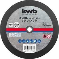 Disco de Corte Fino para Aço Inoxidável KWB