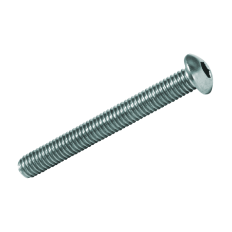 Parafuso Cabeça Oval Sextavado Interior DIN7380 10.9 Aço Zincado