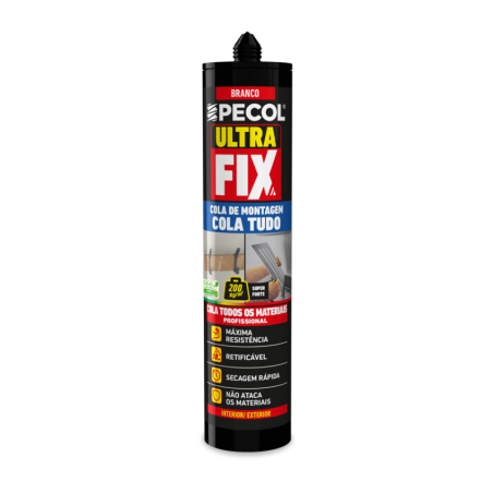 Cola de Montagem Cola Tudo UltraFix Branco 280ML PECOL