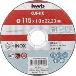 Disco de Corte Fino Inox Cut-Fix KWB