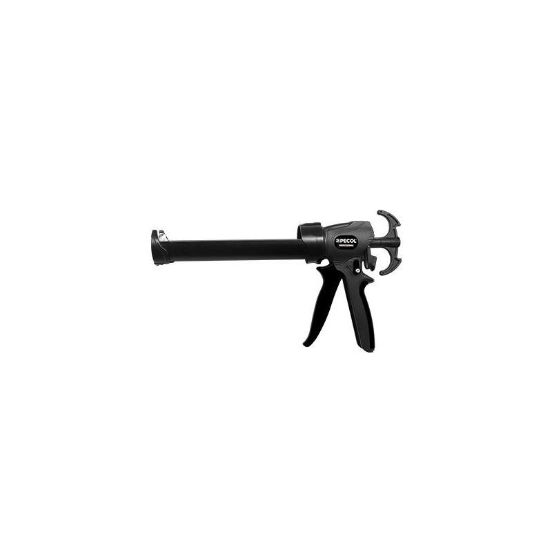 Pistola Profissional para Silicone Preto PECOL