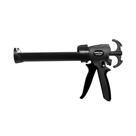 Pistola Profissional para Silicone Preto PECOL