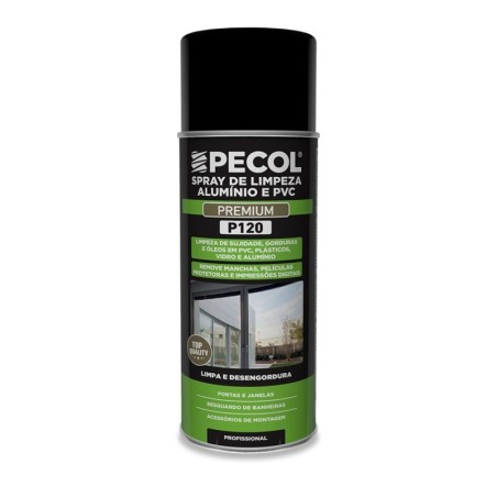 Spray de Limpeza Alumínio e PVC P120 400ML PECOL