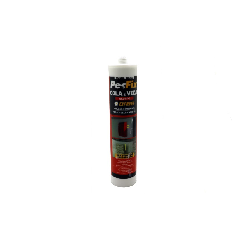 Cola e Veda Neutro Express Branco 300ML PECFIX