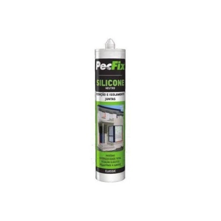 Silicone Neutro Classic Vedação e Isolamento de Juntas 300ML PECFIX