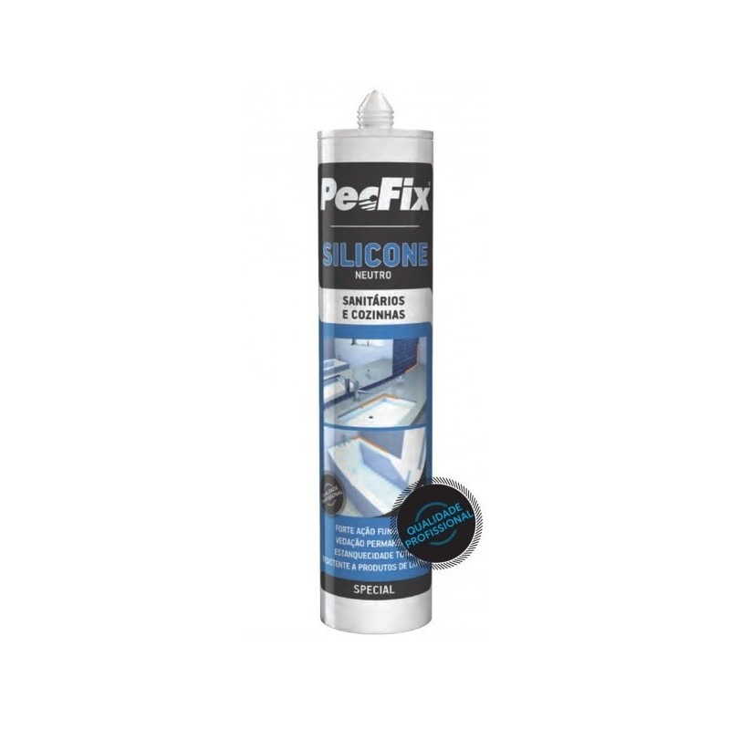 Silicone Neutro Special Sanitários e Cozinhas 300ML PECFIX