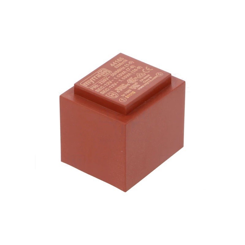 Transformador Inundado 2.3VA 230VAC 12V 96mA PCB MYRRA