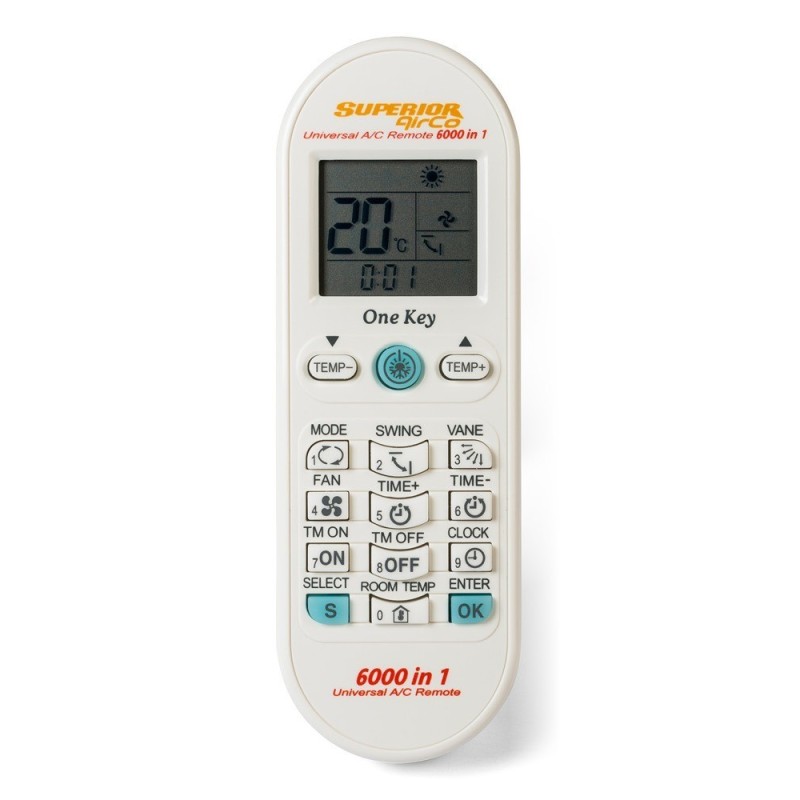Comando para Ar Condicionado AirCo-6000em1 SUPERIOR